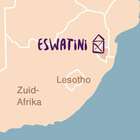 Landkaart Eswatini - Homeplan