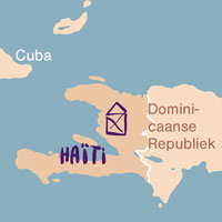 Landkaart Haiti- Homeplan