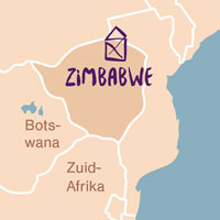 Landkaart Zimbabwe - Homeplan