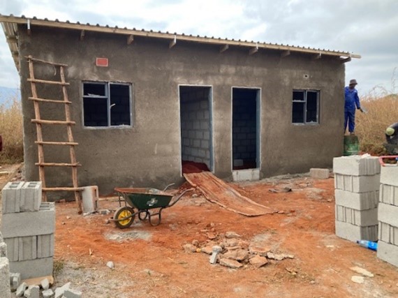 eswatini huis in aanbouw