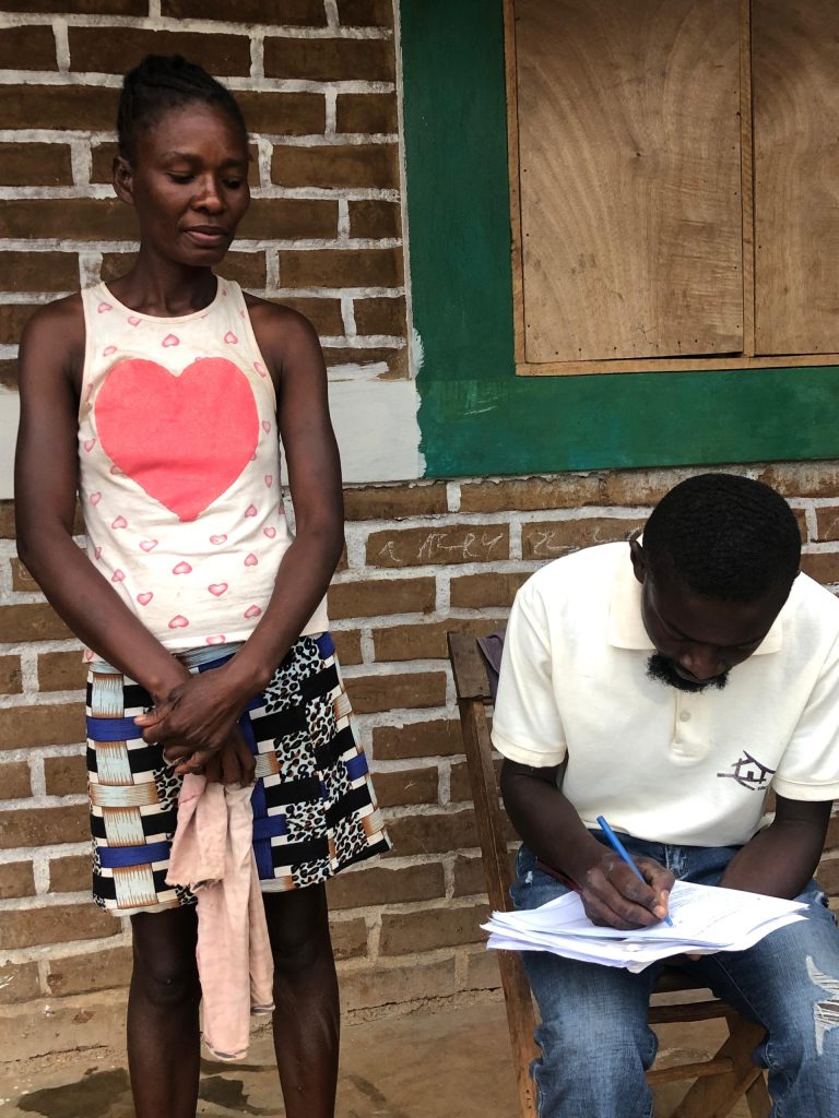 Moestuinen Village Marie Haiti - selectie gezinnen