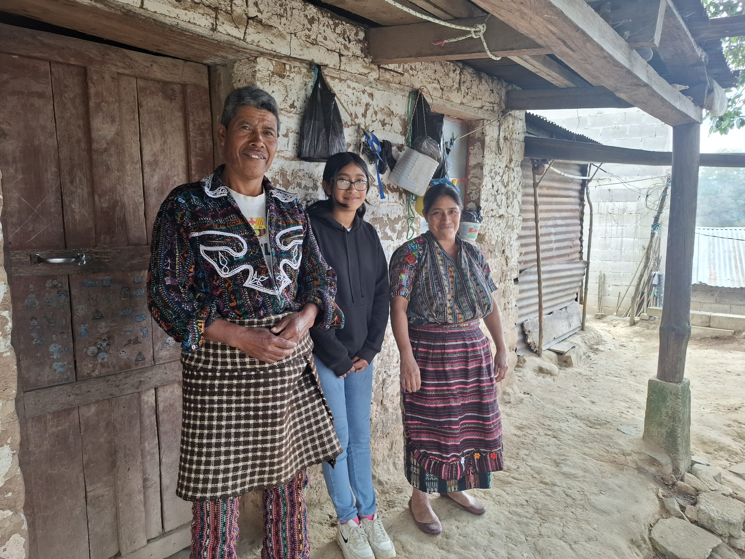 lesley en haar gezin guatemala